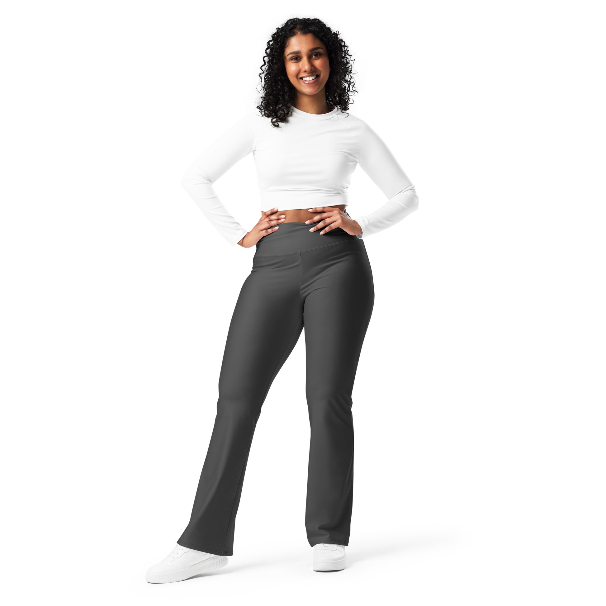 Onyx Black Flare Leggings