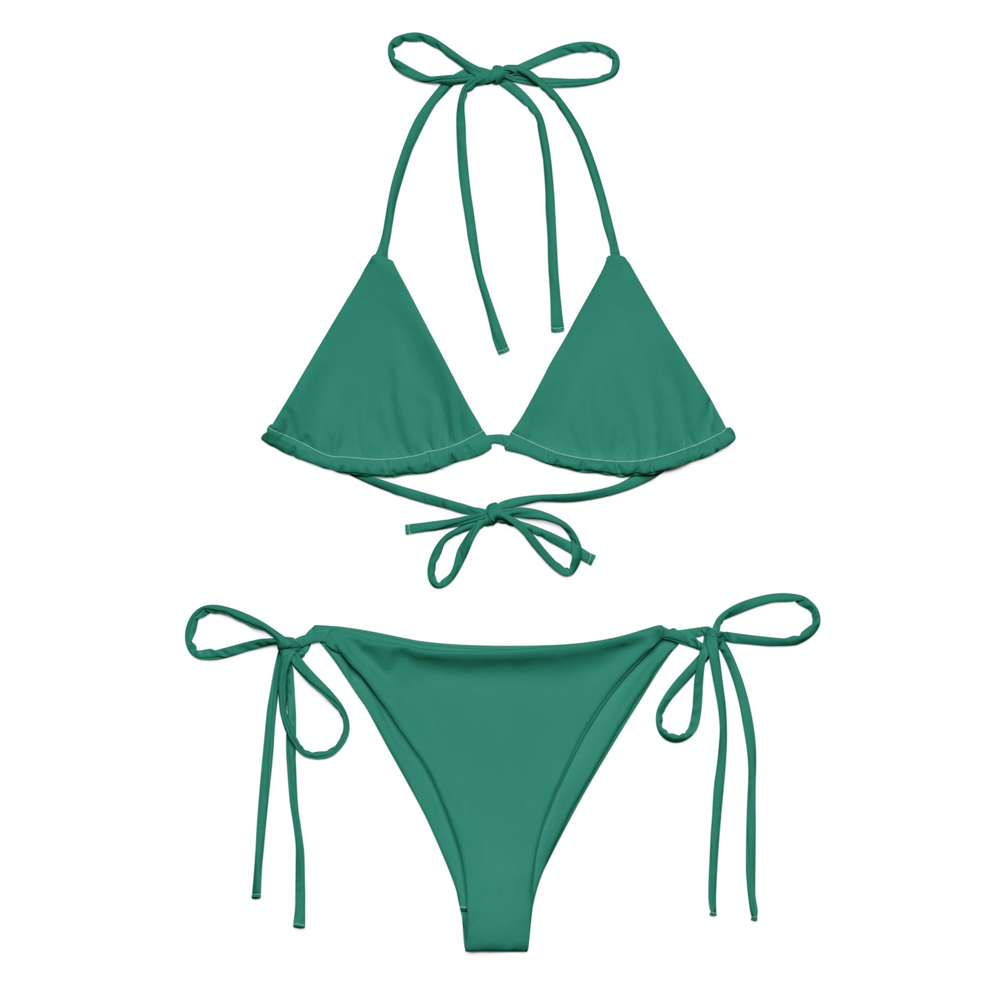 Emerald Green Recycled String Bikini