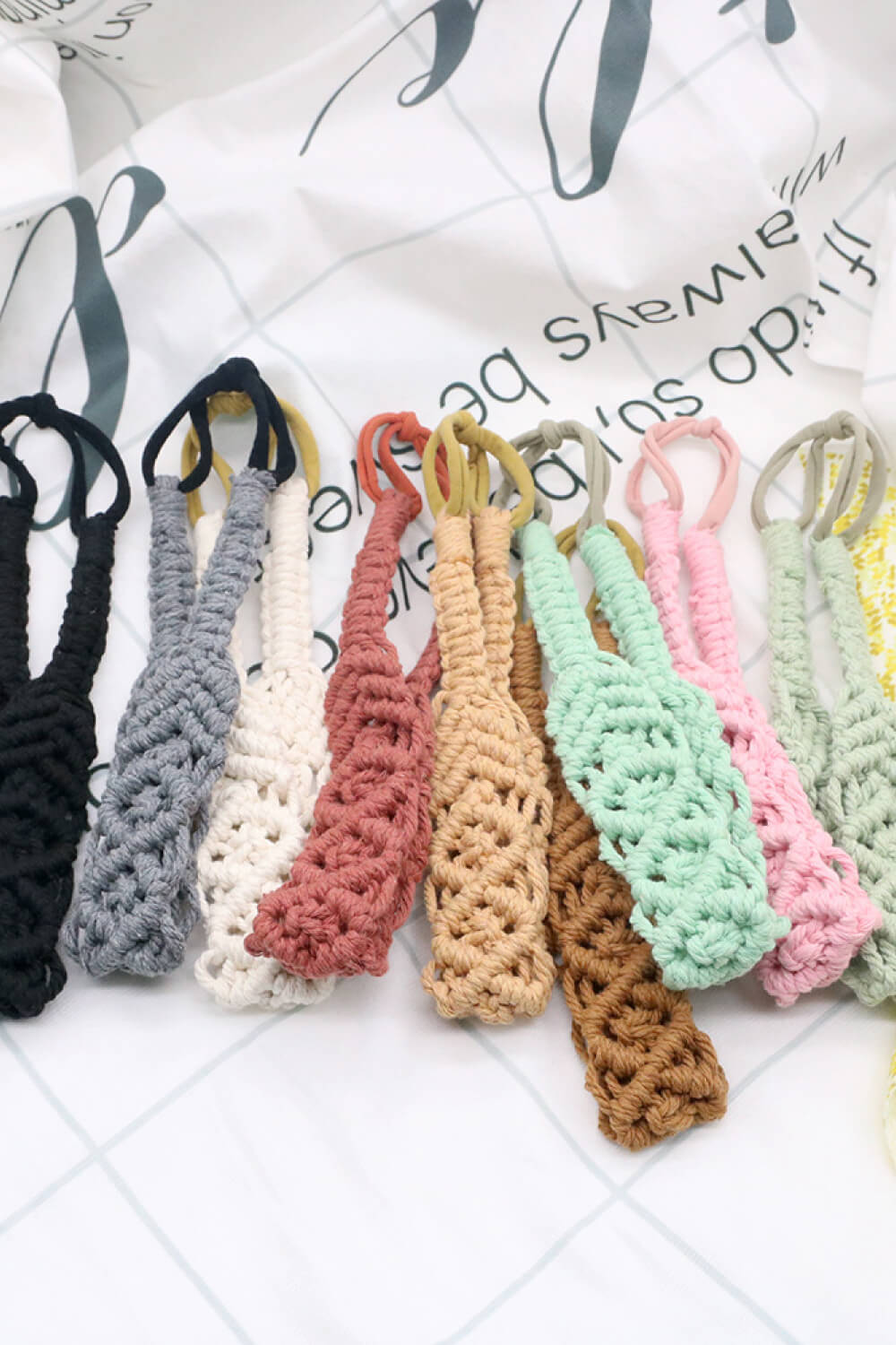Macrame Flexible Headband