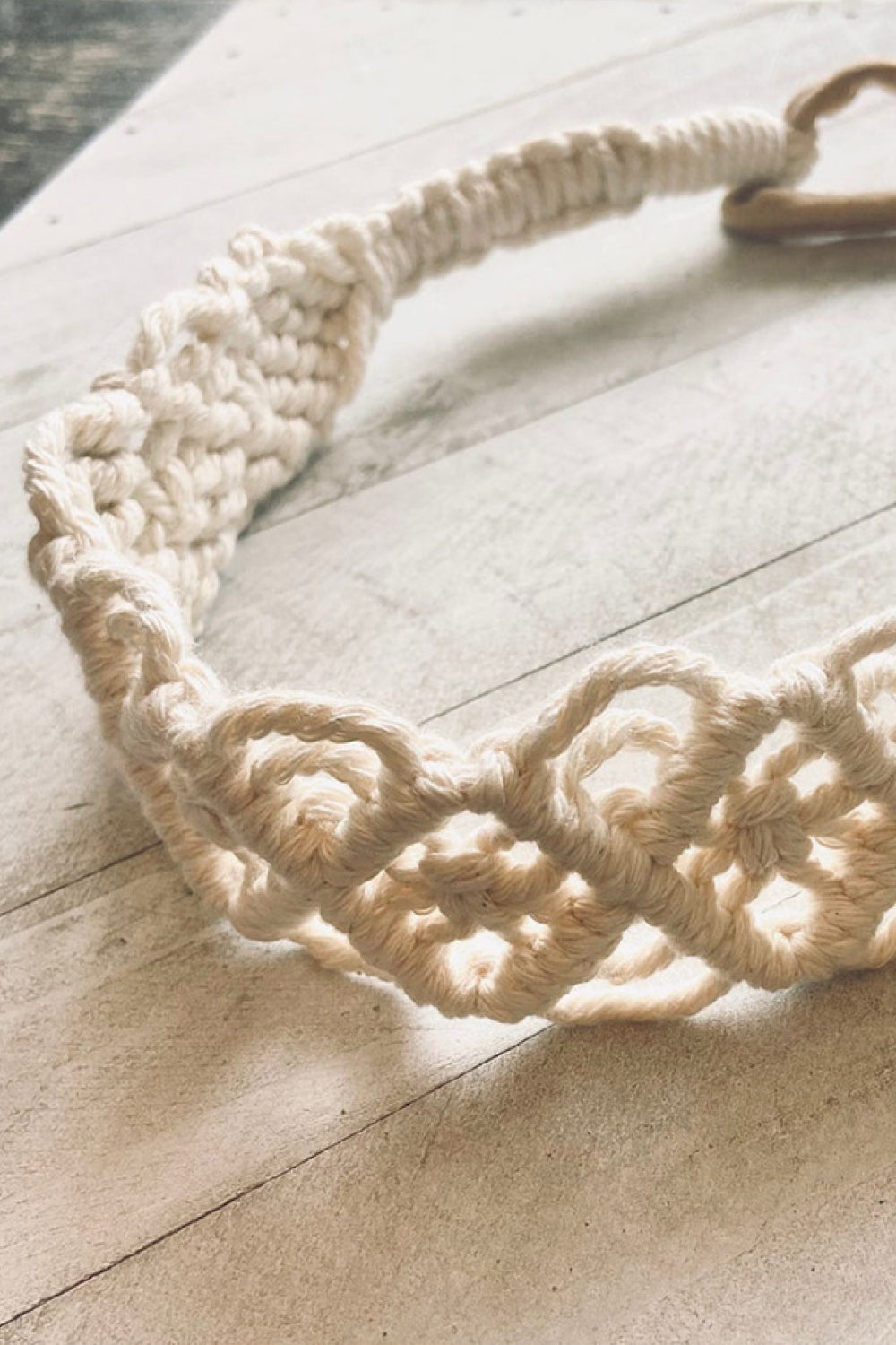 Macrame Flexible Headband