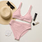 Rosy Pink Recycled High-Waisted Bikini