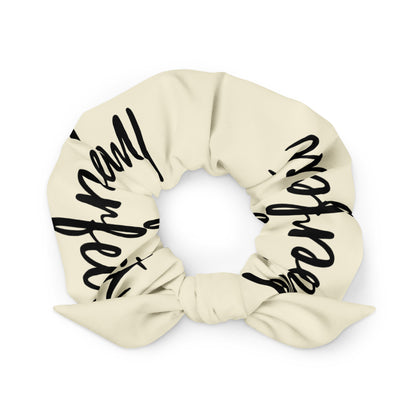 'Imperfect' Beige Recycled Scrunchie