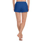 Dark Cerulean Blue Athletic Shorts