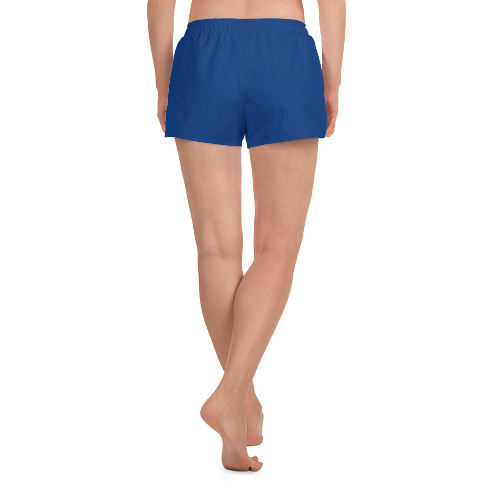 Dark Cerulean Blue Athletic Shorts