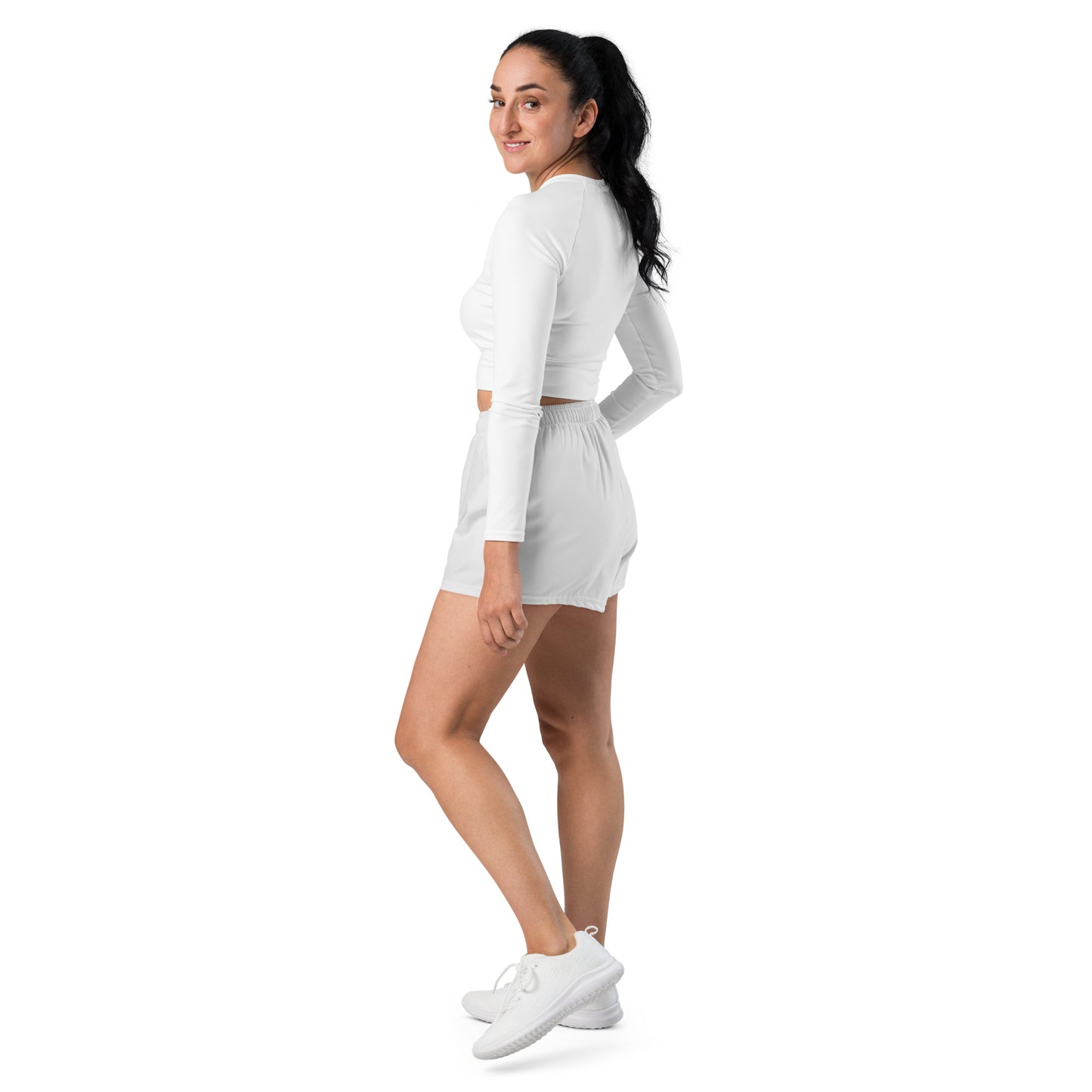 Polar White Athletic Shorts