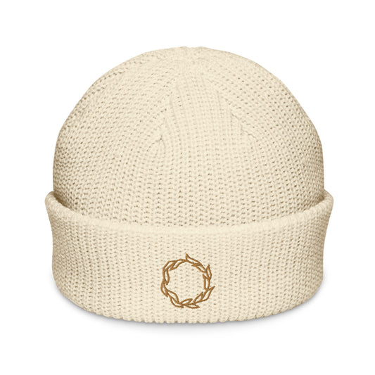 Boho Beige Fisherman Beanie