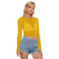 Golden Mesh Cover-Up T-Shirt