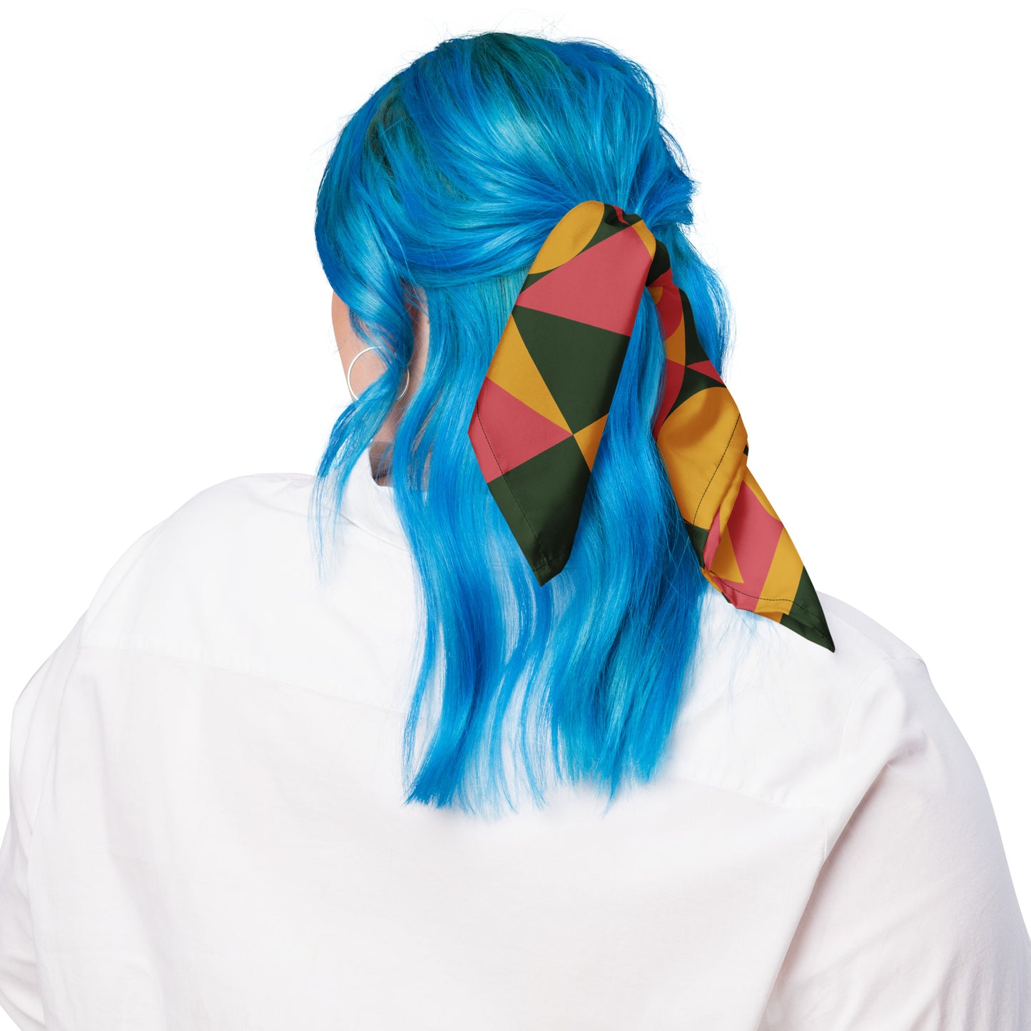 Multicolored Geometric Bandana