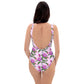 Floral Lavender One-Piece Swimsuit