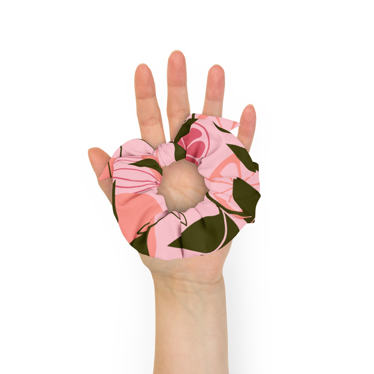 Botanical Floral Recycled Scrunchie