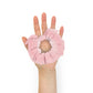 Pink Watercolor Recycled Scrunchie