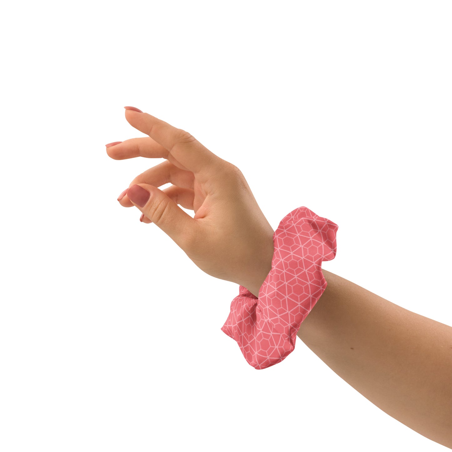 Froly Pink Recycled Scrunchie